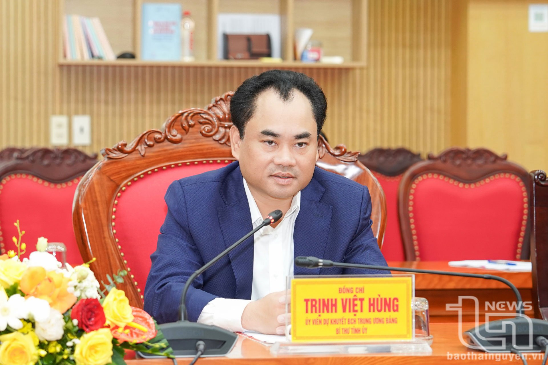 Phát biểu tại buổi Lễ, đồng chí Bí thư Tỉnh ủy Trịnh Việt Hùng