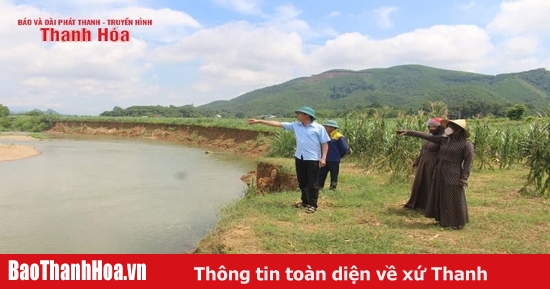 Sạt lở nghiêm trọng bờ sông Âm
