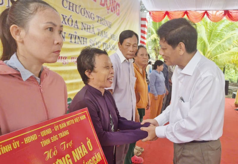 Sóc Trăng hoàn thành 100% chương trình xóa nhà tạm, nhà dột nát -0