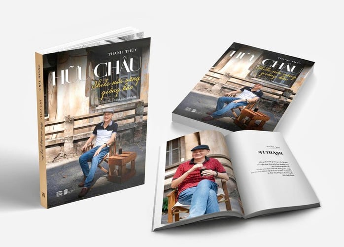 Nghệ sĩ Hữu Châu giới thiệu bút ký "Chiếc nôi vàng giông bão" tại đường sách TP HCM- Ảnh 1.