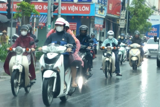 Hải Dương chiều tối và đêm có mưa rào và dông