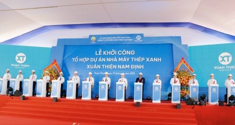 Spatenstich für das Superprojekt Xuan Thien Green Steel: Hebelwirkung für die Industrialisierung und Meereswirtschaft von Nam Dinh