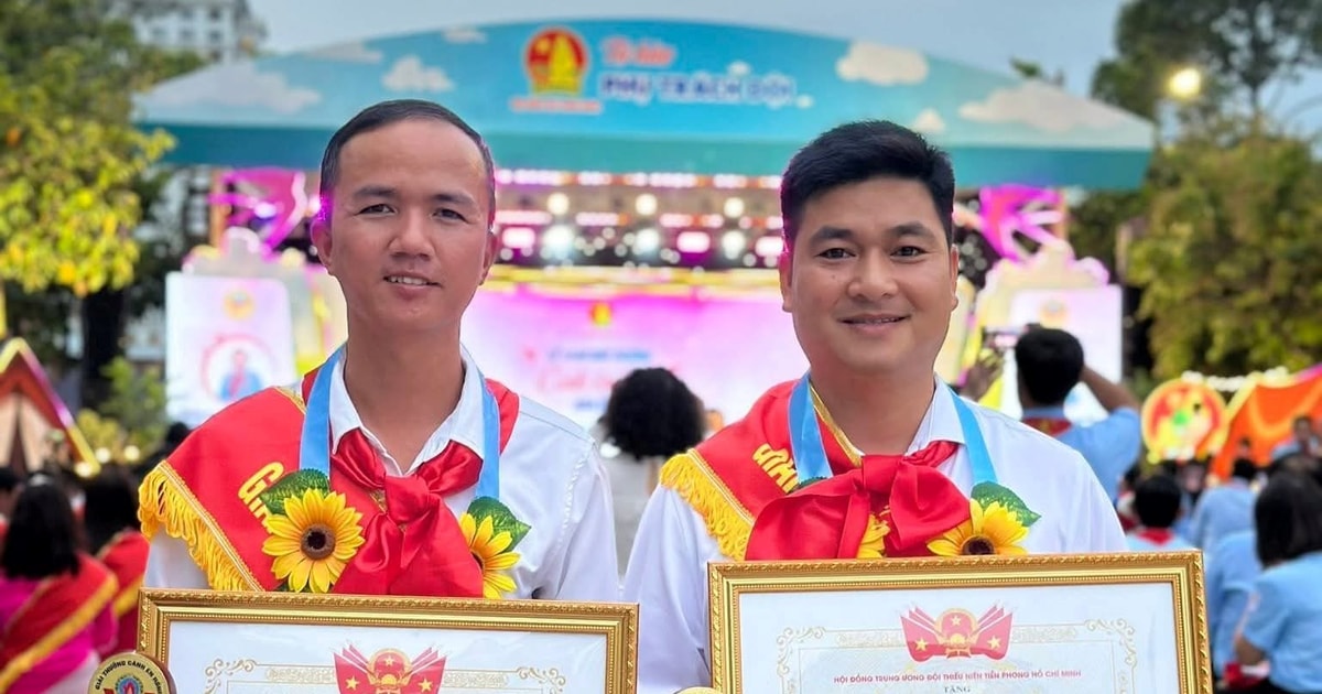 Hai giáo viên Quảng Nam nhận giải thưởng "Cánh én hồng"