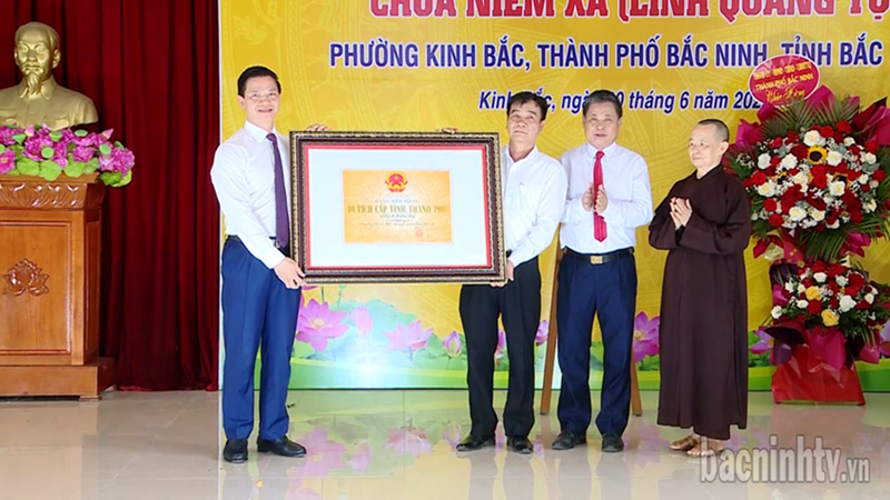 Bac Ninh: វត្ត Niem Xa ទទួលបានវិញ្ញាបនបត្រប្រវត្តិសាស្ត្រខេត្ត-វប្បធម៌