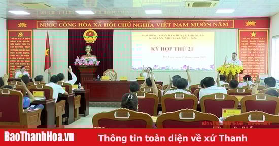 HĐND huyện Thọ Xuân tổ chức kỳ họp chuyên đề quyết định một số nội dung quan trọng
