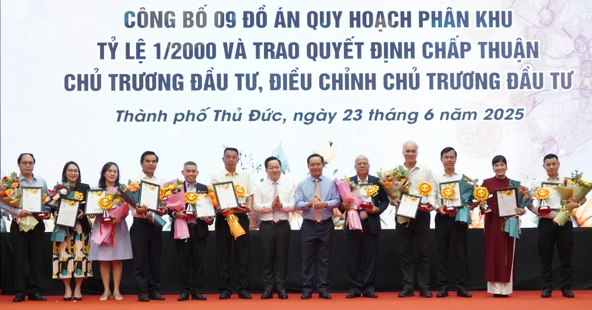 TP Thủ Đức công bố 9 Đồ án quy hoạch phân khu, tạo nền tảng phát triển giai đoạn mới