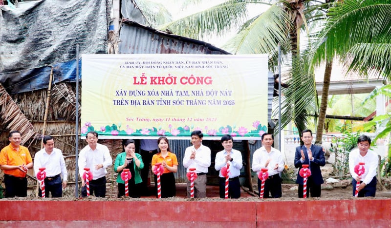 Sóc Trăng hoàn thành 100% chương trình xóa nhà tạm, nhà dột nát -0