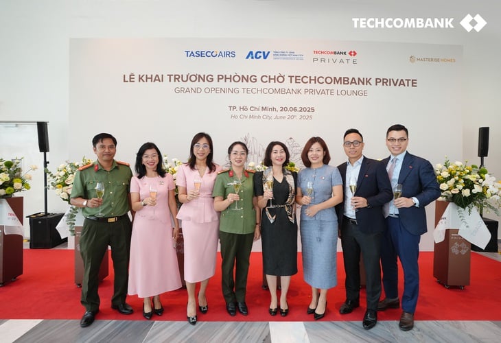 Techcombank Private Lounge chính thức khai trương tại sân bay Tân Sơn Nhất