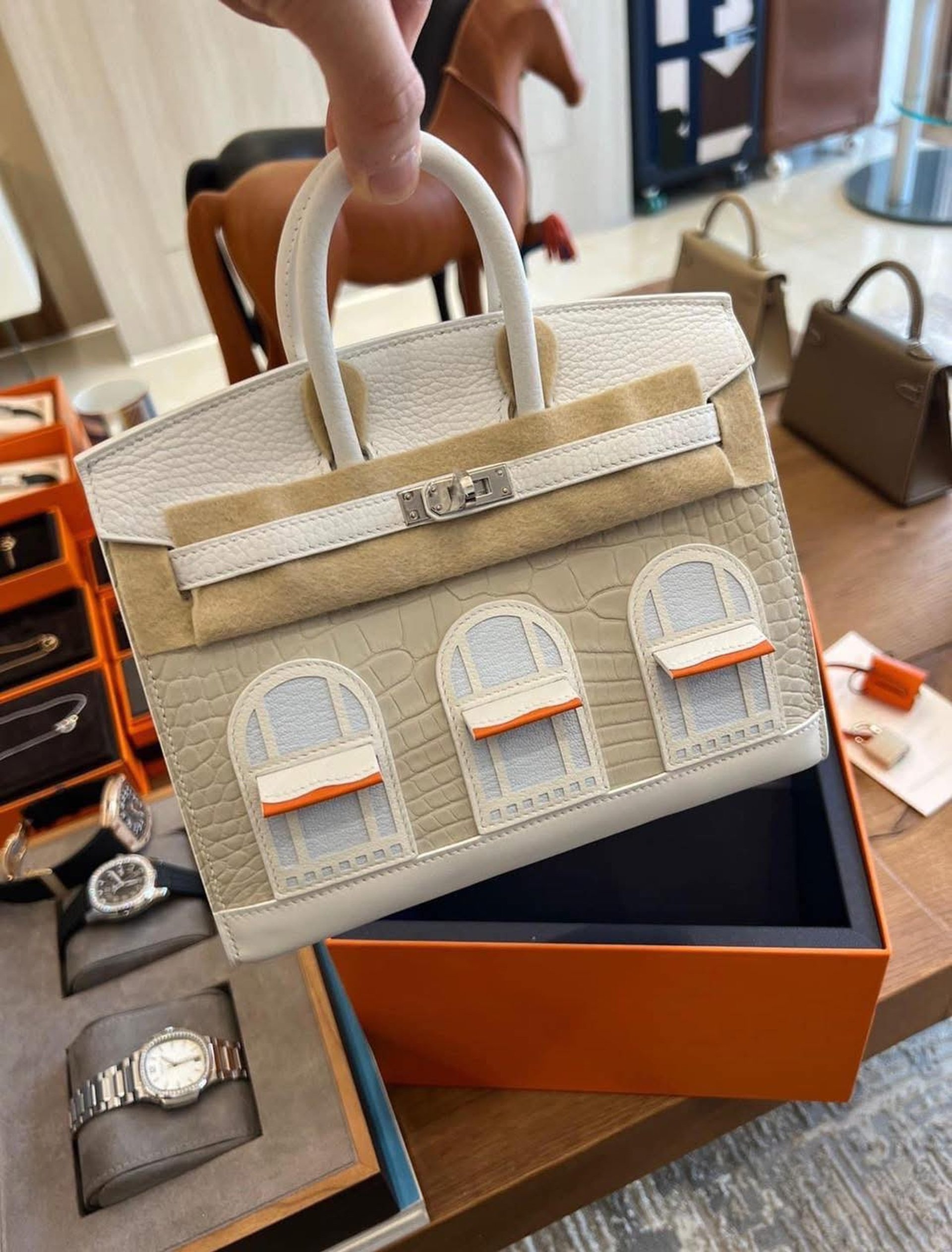 Bộ sưu tập túi Hermès của Cún Bông nổi danh trong giới chơi hàng hiệu - 6