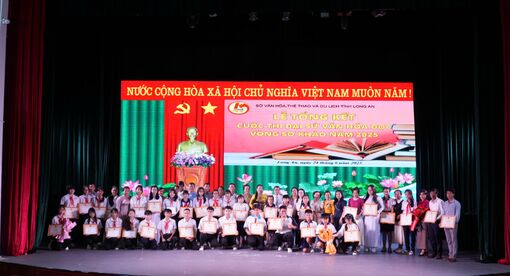 Khen thưởng 50 tập thể, cá nhân trong Cuộc thi Đại sứ văn hóa đọc vòng sơ khảo năm 2025