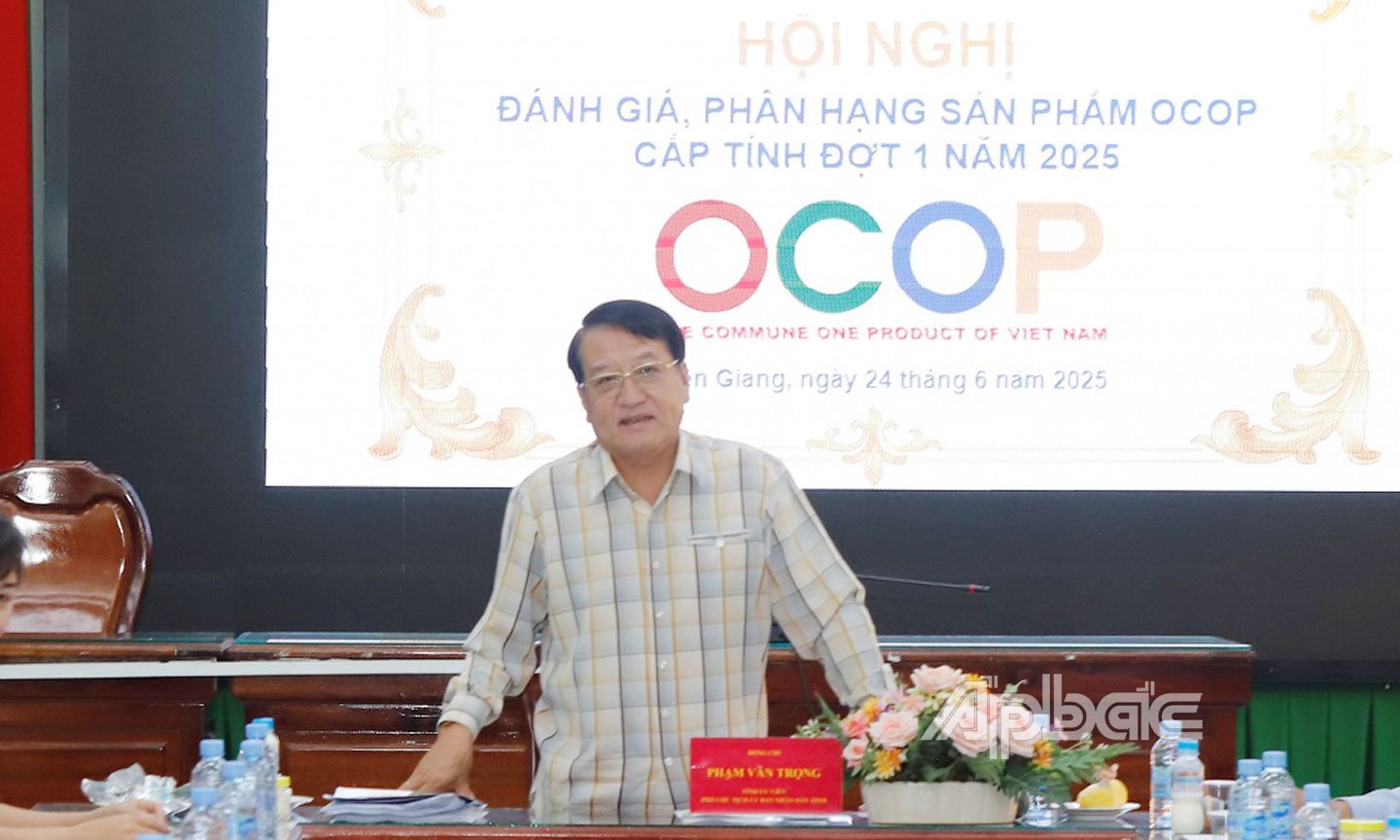 សុន្ទរកថាបិទសន្និសីទដោយអនុប្រធានគណៈកម្មាធិការប្រជាជនខេត្ត លោក Pham Van Trong។