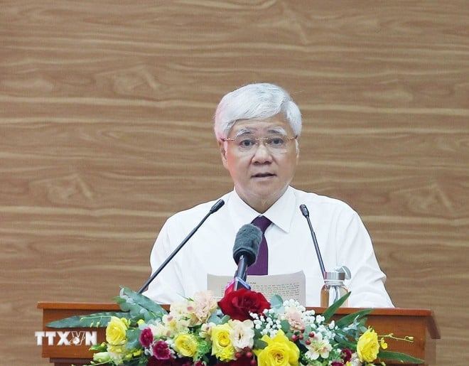 Tổng Bí thư làm việc với Đảng ủy Mặt trận Tổ quốc, các đoàn thể Trung ương