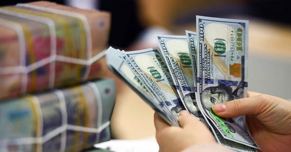 Tỷ giá trung tâm tăng 30 đồng trong sáng nay