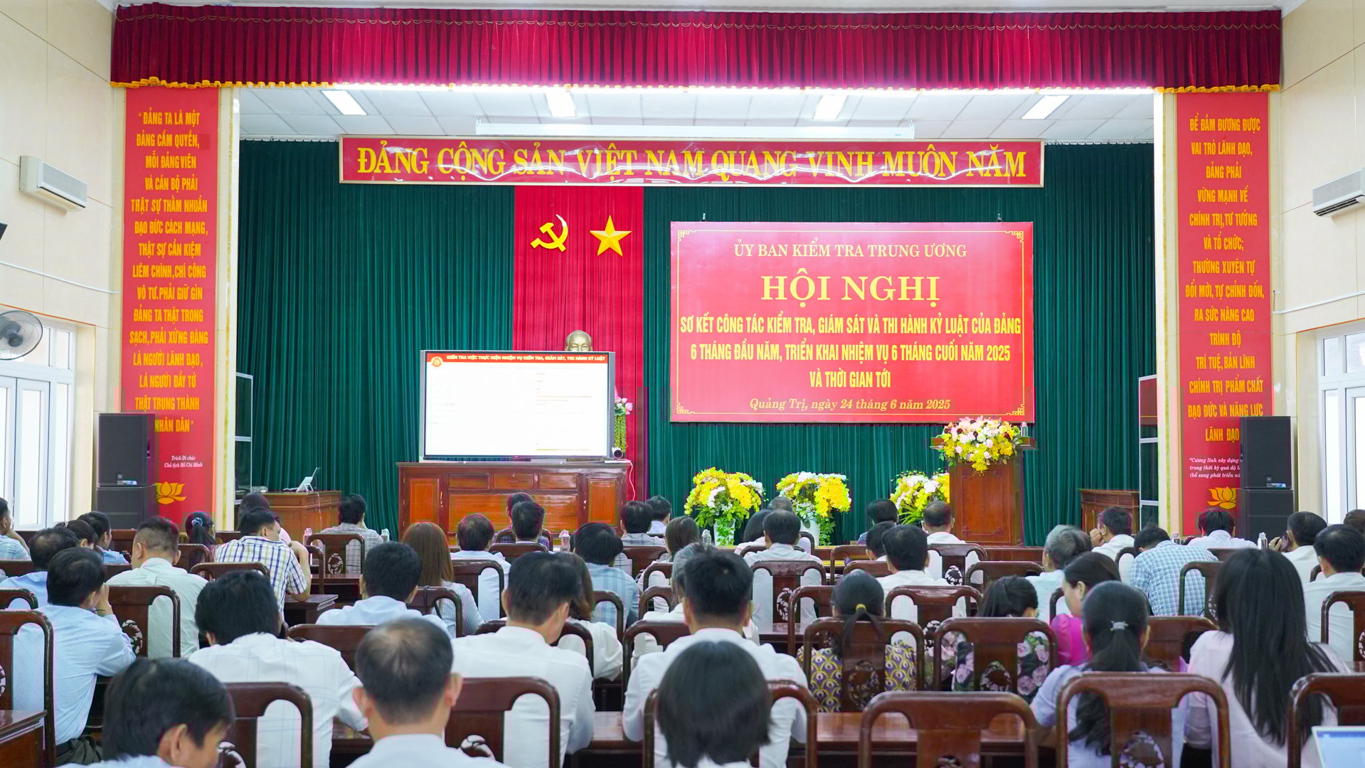 Sơ kết công tác kiểm tra, giám sát và thi hành kỷ luật của Đảng 6 tháng đầu năm 2025