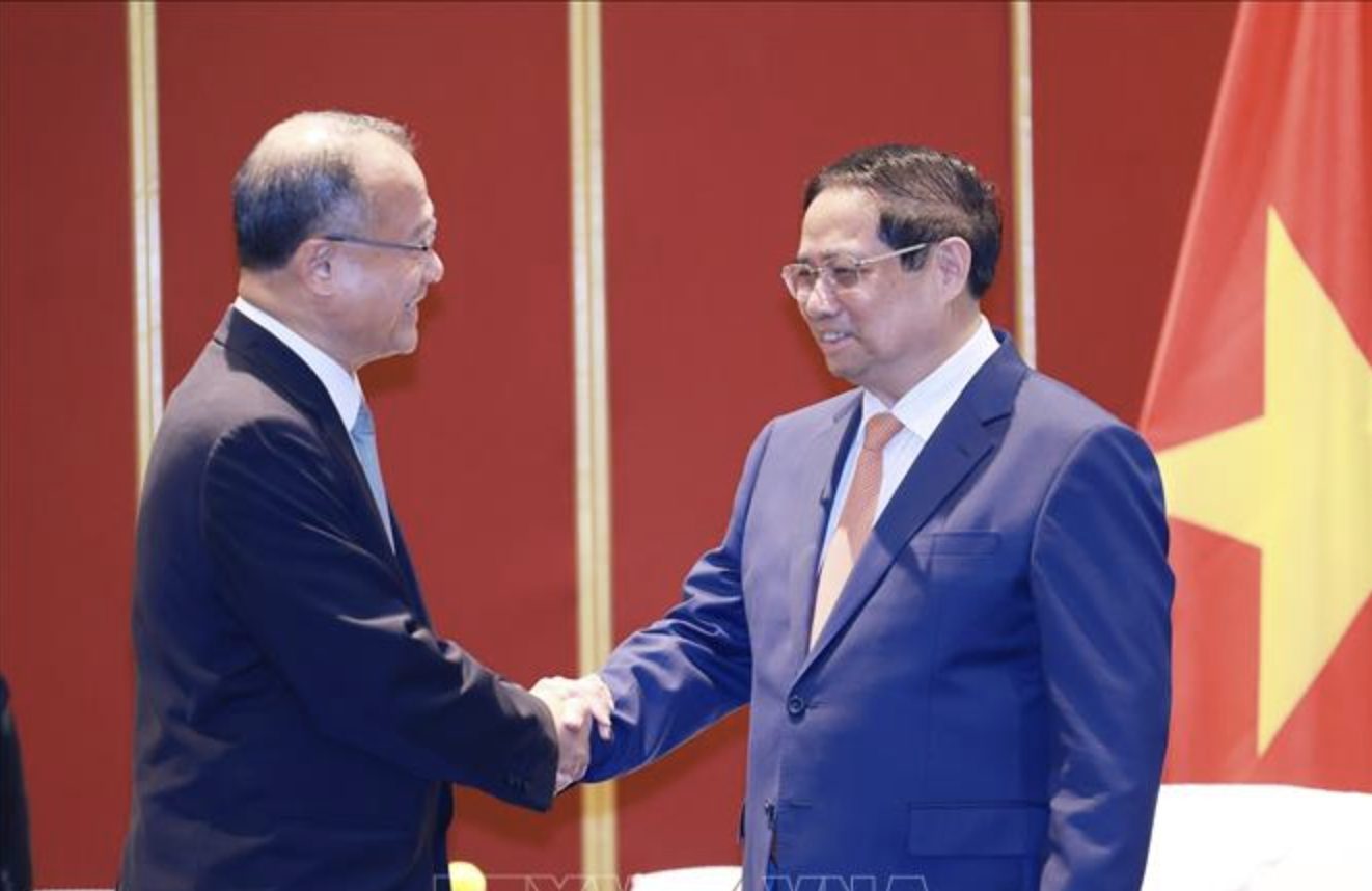 Thủ tướng Phạm Minh Chính tiếp lãnh đạo một số tập đoàn hàng đầu Trung Quốc