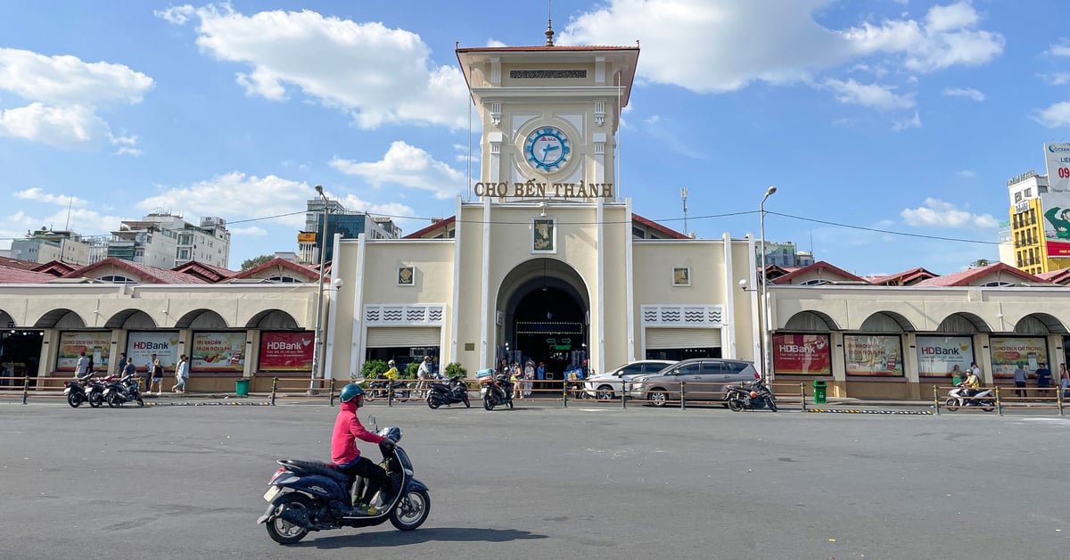 Ben Thanh Market is about to have a new square: Green space, monuments will take shape at the end of this year