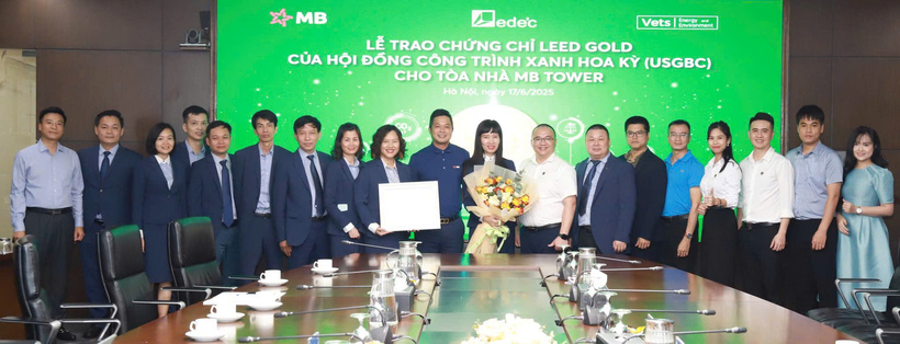 MB Tower សម្រេចបានវិញ្ញាបនប័ត្រ LEED Gold ដែលជាការបោះជំហានទៅមុខក្នុងយុទ្ធសាស្ត្រអភិវឌ្ឍន៍ប្រកបដោយនិរន្តរភាព