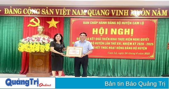 Cam Lộ: 22/23 chỉ tiêu Nghị quyết Đại hội Đảng bộ huyện nhiệm kỳ 2020-2025 đạt và vượt kế hoạch