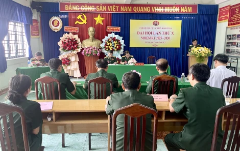 Hội Cựu chiến binh tỉnh: Đại hội chi bộ thứ X, nhiệm kỳ 2025-2030