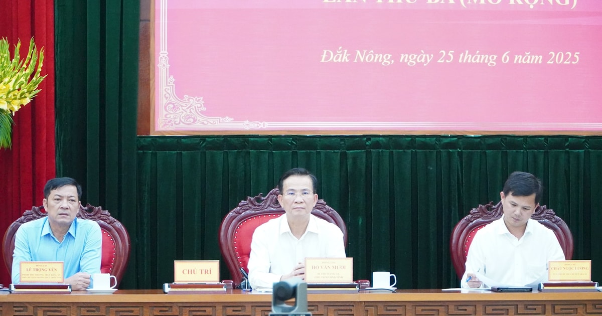 Hội nghị lần thứ 3 Ban Chấp hành Đảng bộ UBND tỉnh Đắk Nông