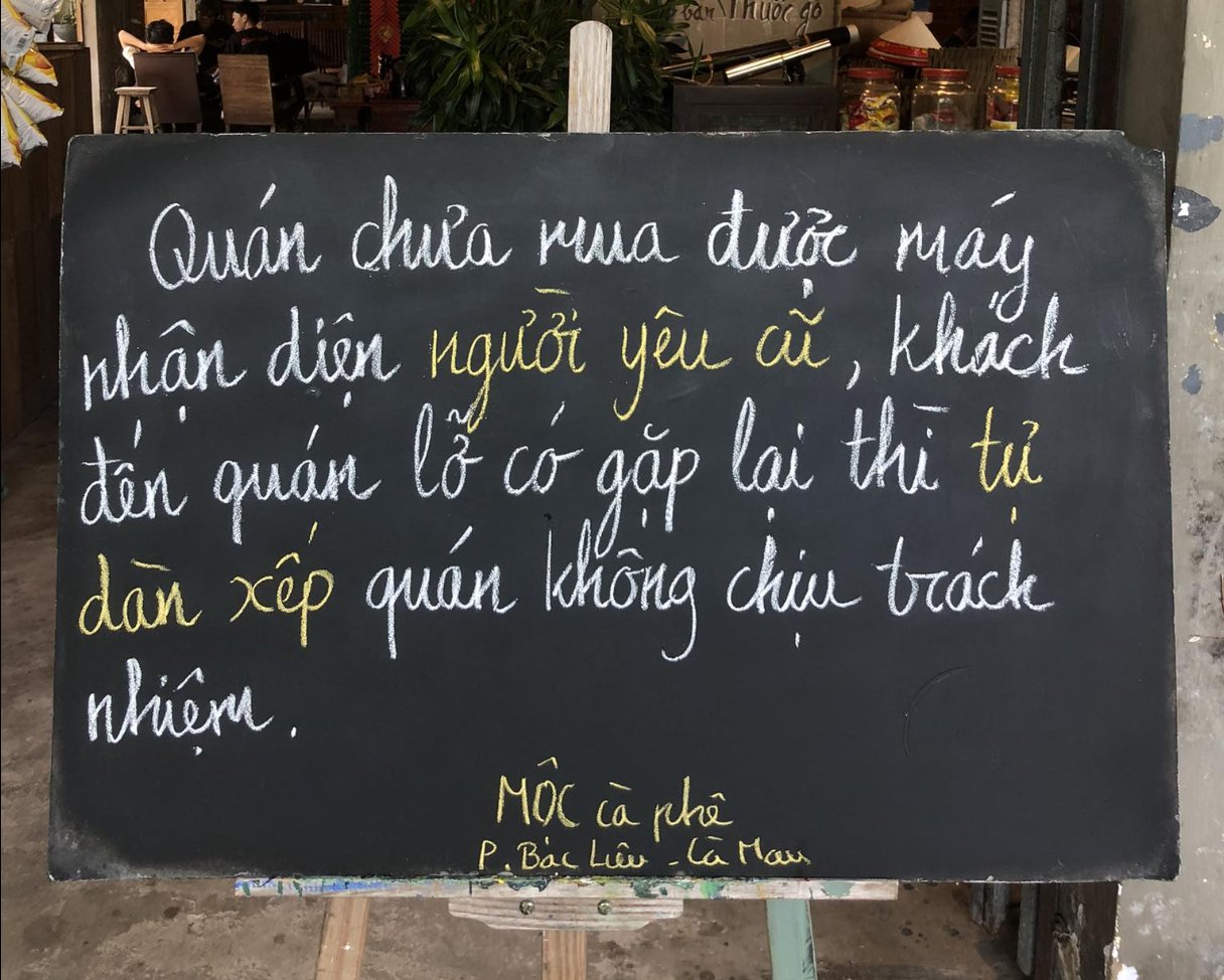 Quán cà phê miền Tây gây bão mạng với bảng thông báo 'mặn mà' có 1-0-2 - Ảnh 3.