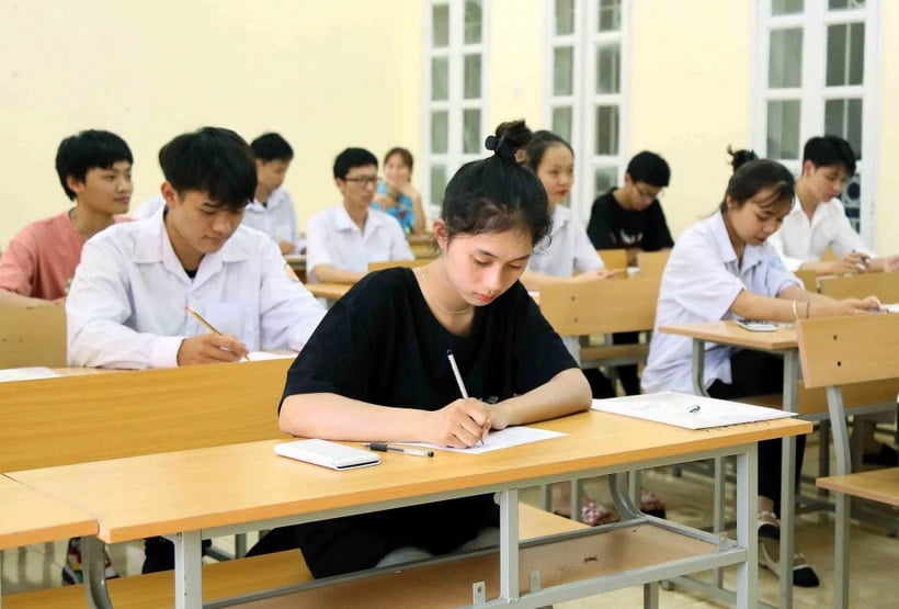 Thí sinh dự thi tốt nghiệp trung học phổ thông năm 2024. 