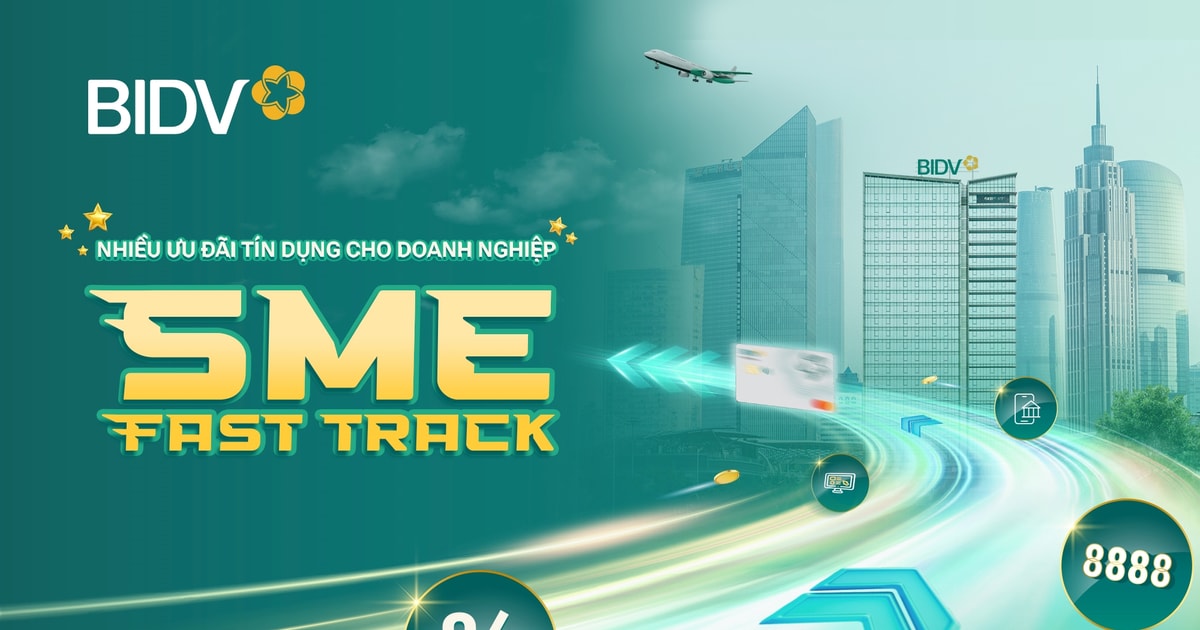 Vốn vay ưu đãi cho doanh nghiệp với BIDV SME Fast Track
