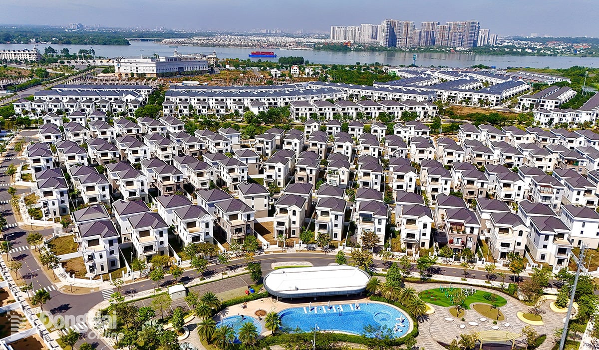 Dự án Bất động sản tại xã Long Hưng, thành phố Biên Hòa.
Ảnh: HOÀNG LỘC