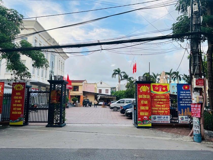Trụ sở phường An Biên tại 387 Thiên Lôi ( Trụ sở Phường UBND Vĩnh Niệm cũ)
