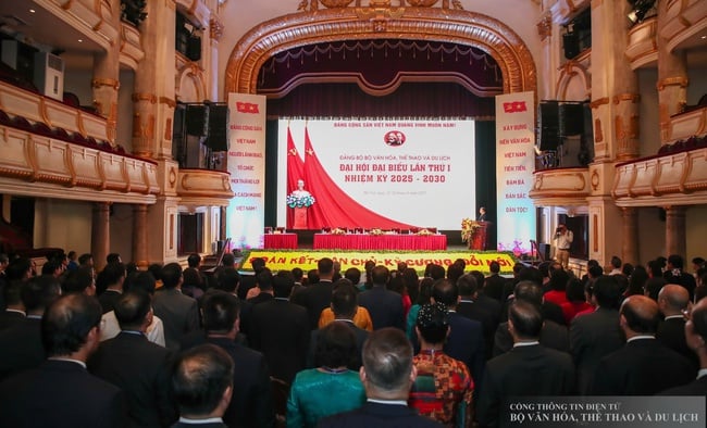 Long trọng tổ chức Đại hội đại biểu Đảng bộ Bộ Văn hóa, Thể thao và Du lịch lần thứ I, nhiệm kỳ 2025 – 2030 - Ảnh 2.