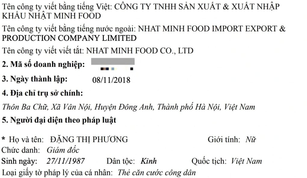 Hồ sơ doanh nghiệp bị nêu hô biến dầu chăn nuôi thành thực phẩm cho người - 1