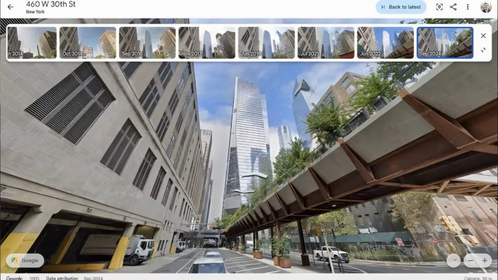 Các thông tin phân tích do AI hỗ trợ trong Google Earth sẽ được cung cấp bởi Gemini.