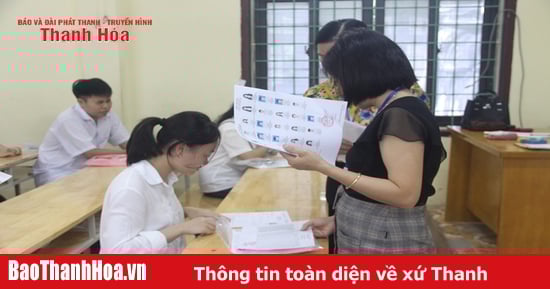 Hơn 41.000 thí sinh Thanh Hóa làm thủ tục dự thi Tốt nghiệp THPT, vắng 509 thí sinh