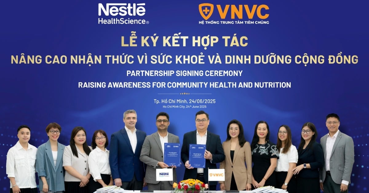 VNVC hợp tác mang giải pháp dinh dưỡng y học hàng đầu châu Âu đến người Việt