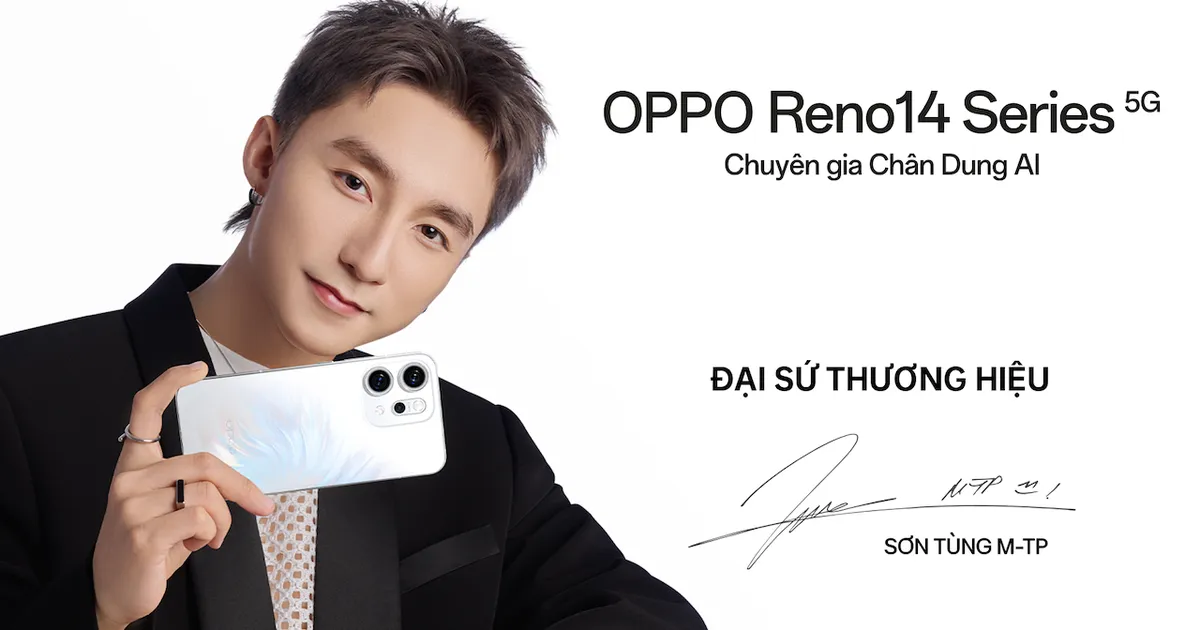 Son Tung M-TP يرافق سلسلة OPPO Reno14: تلتقي أفضل الإصدارات