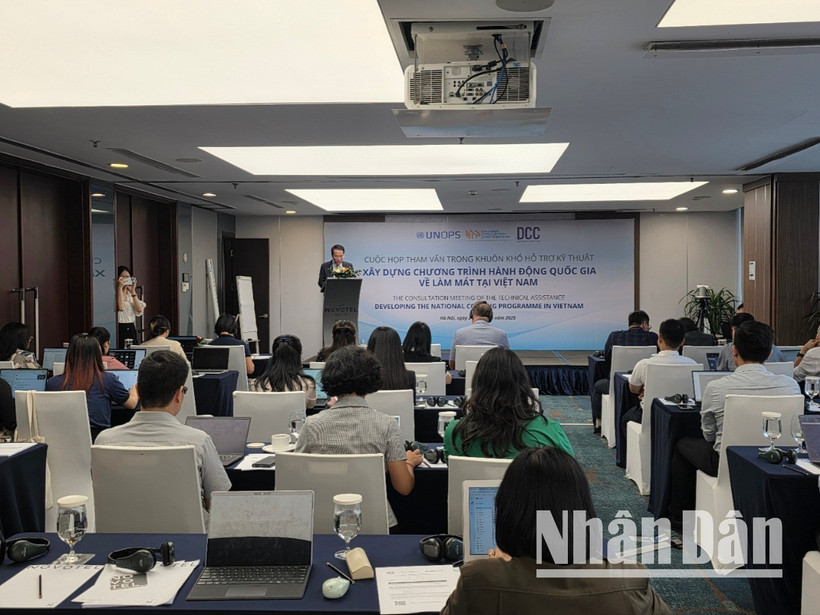 การประชุมปรึกษาหารือภายใต้กรอบความช่วยเหลือทางเทคนิค “การพัฒนาโปรแกรมปฏิบัติการระดับชาติเรื่องระบบทำความเย็นในเวียดนาม”