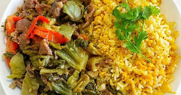 គន្លឹះធ្វើបាយឆាសាច់គោ និងត្រសក់ រសជាតិហាណូយ ឆ្ងាញ់