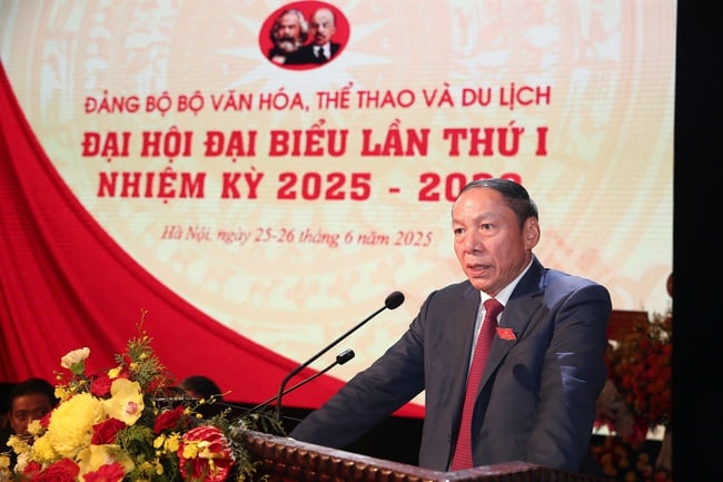 Đại hội đại biểu Đảng bộ Bộ Văn hóa, Thể thao và Du lịch lần thứ I, nhiệm kỳ 2025 - 2030 thành công rất tốt đẹp - Ảnh 2.