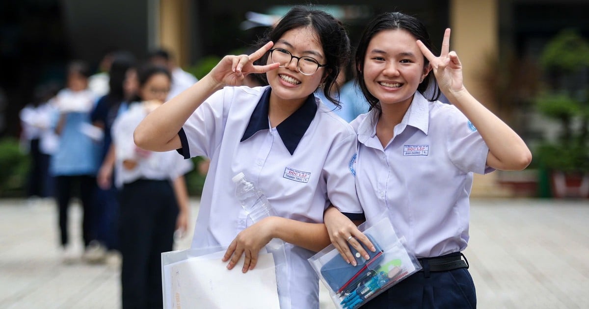 វិទ្យាល័យដែលមានពិន្ទុគោលថ្នាក់ទី ១០ ខ្ពស់បំផុតនៅទីក្រុងហូជីមិញ៖ សាលារៀនខ្លះកើនឡើង ៤.៥ ពិន្ទុ