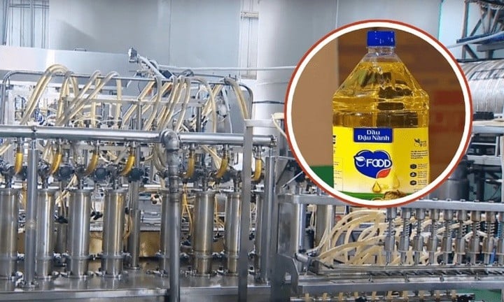 偽造食用油製造ライン。（写真：VTV）