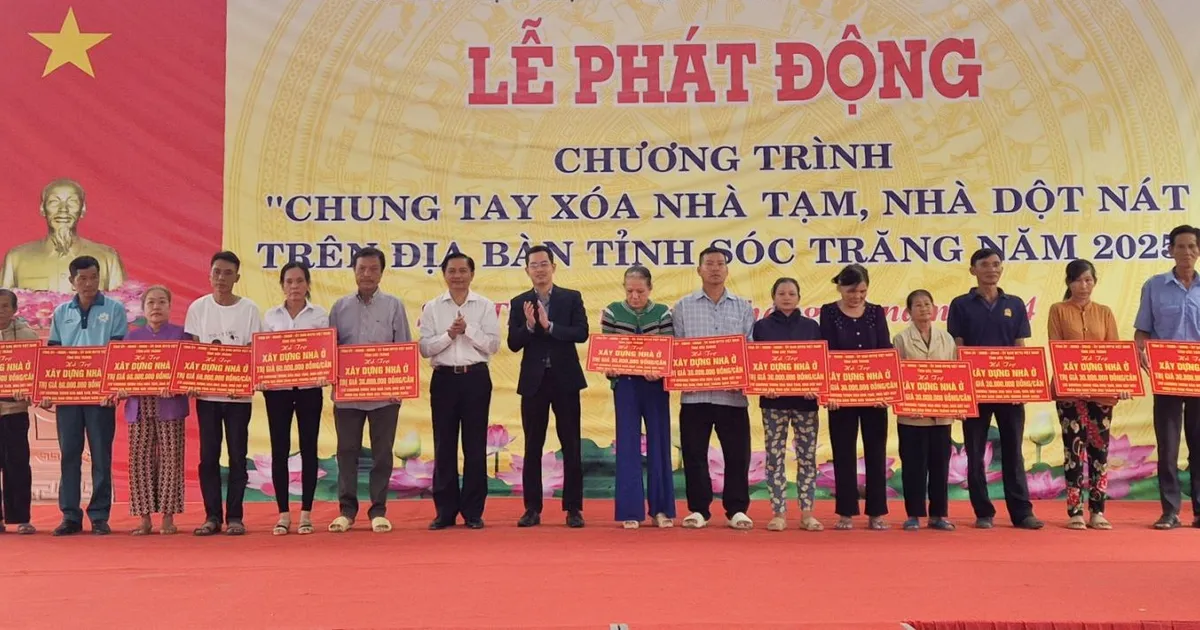 Hoàn thành 100% chương trình xóa nhà tạm, nhà dột nát