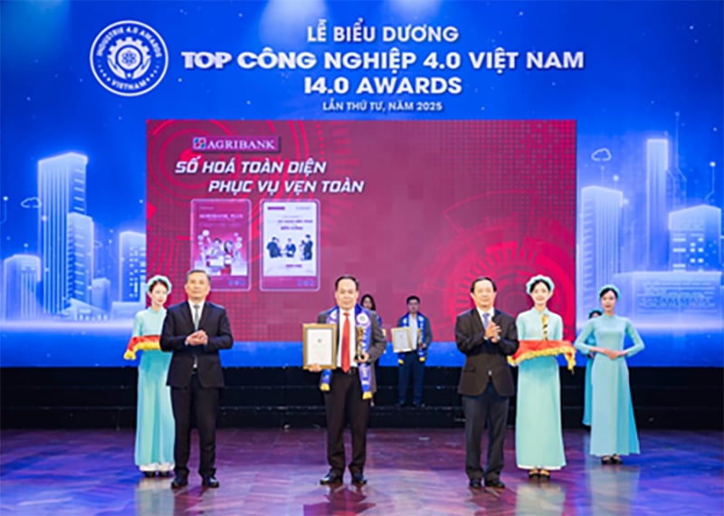 Agribank ត្រូវបានផ្តល់កិត្តិយសនៅក្នុងកម្មវិធី 