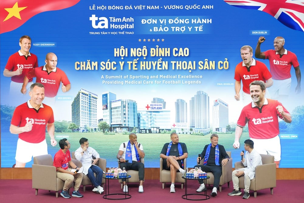 BVĐK Tâm Anh chinh phục các huyền thoại Manchester Reds bằng công nghệ y học thể thao đỉnh cao - ảnh 3