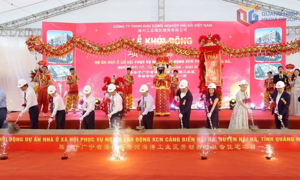 Công ty TNHH KCN Hải Hà Việt Nam khởi động dự án khu nhà ở xã hội giai đoạn 1, ngày 26/4/2025.
