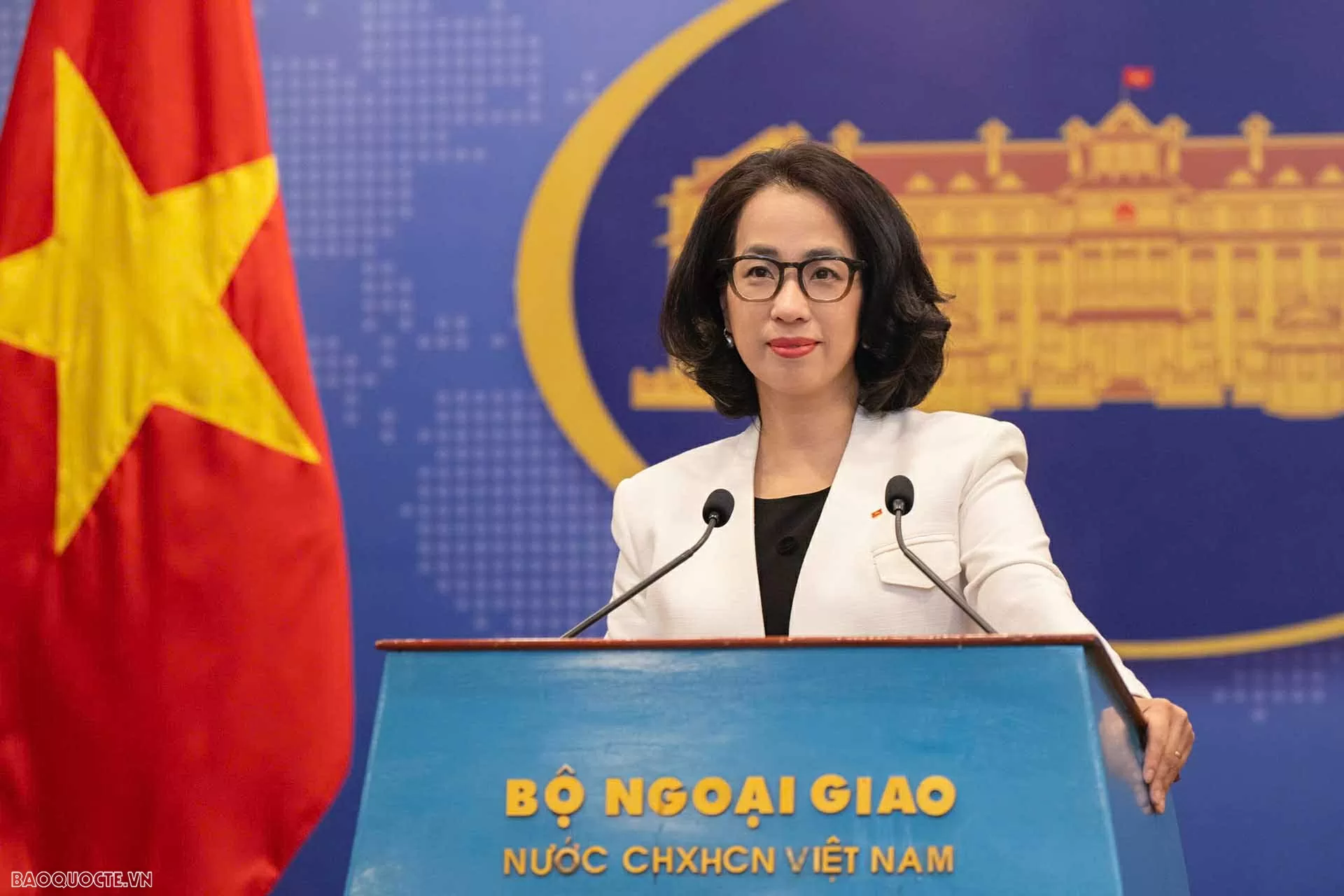 , Người phát ngôn Bộ Ngoại giao Việt Nam Phạm Thu Hằng.