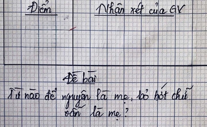Từ nào để nguyên là mẹ, bỏ bớt chữ vẫn là mẹ?