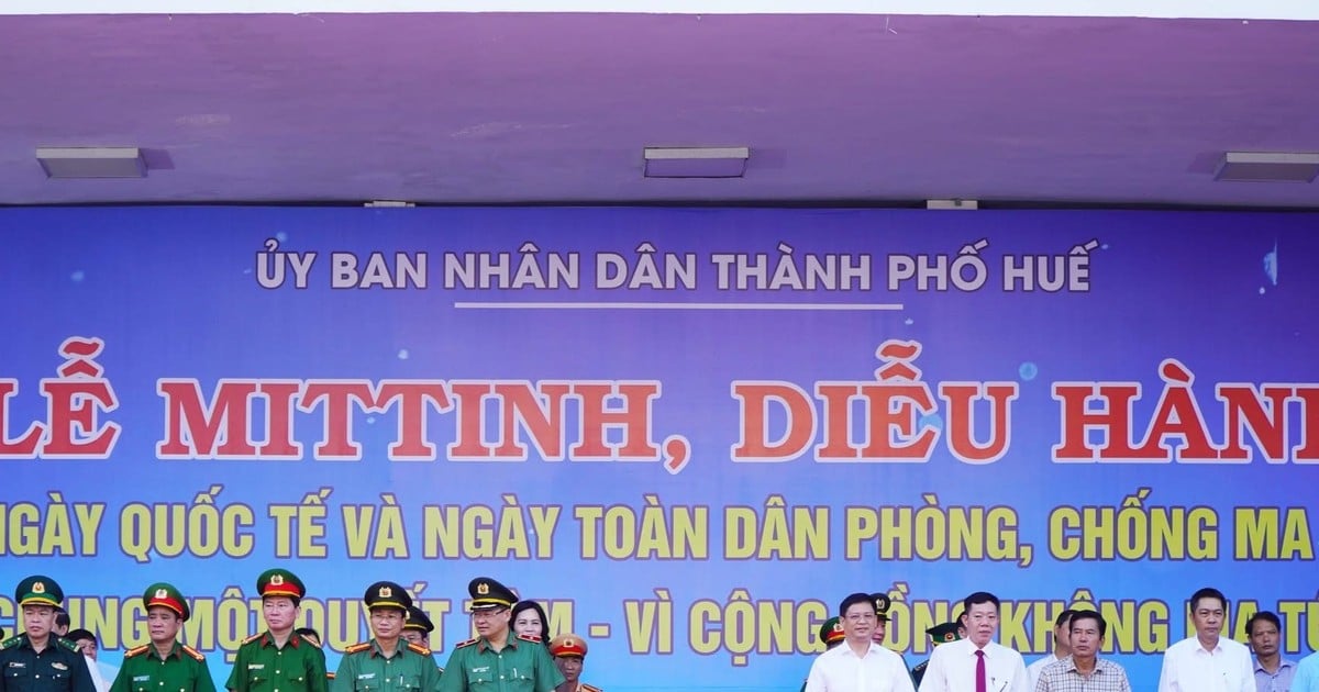 ទីក្រុង Hue៖ ប្តេជ្ញាកសាងសហគមន៍គ្មានគ្រឿងញៀន