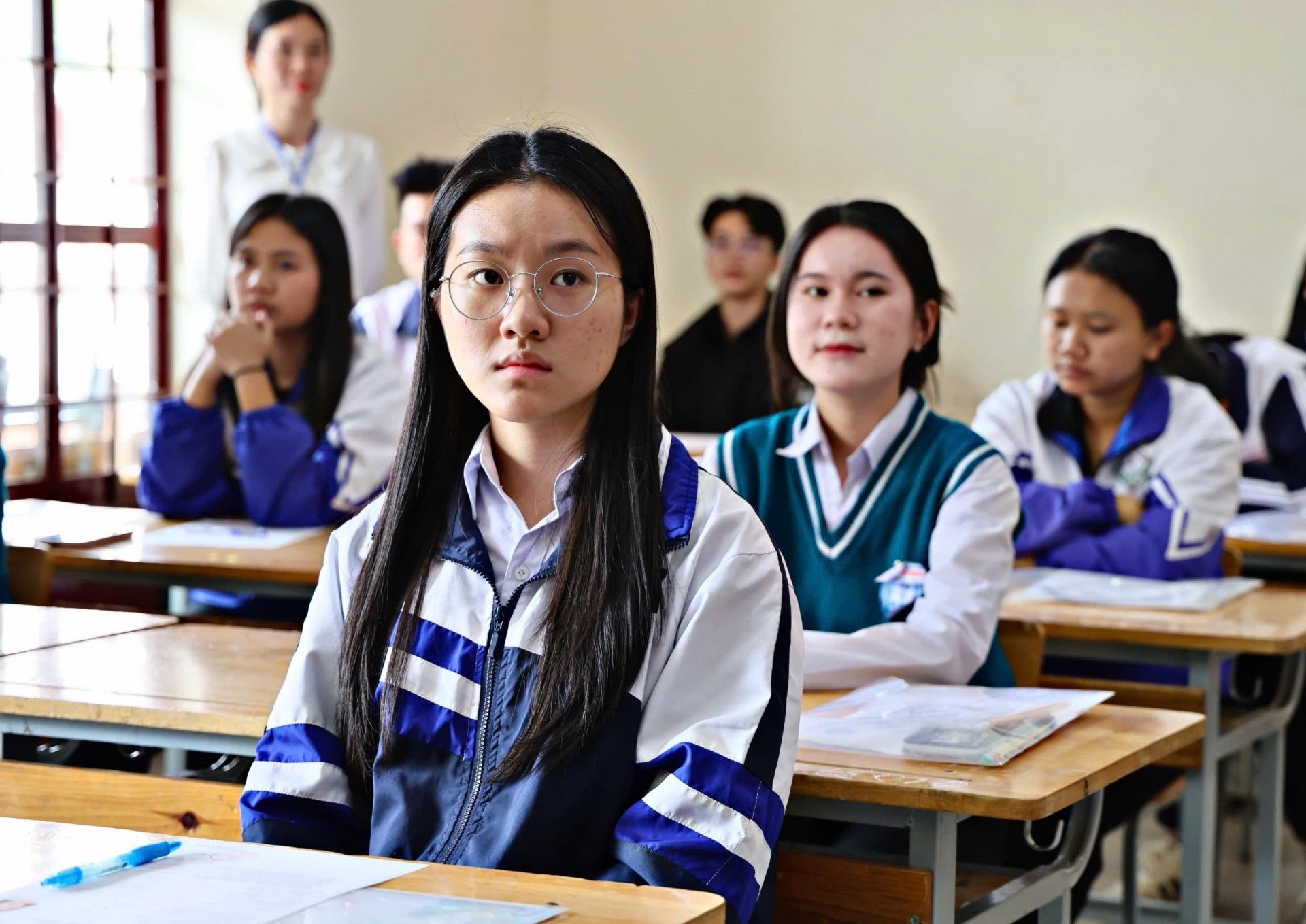 Thí sinh bắt đầu thi môn văn kỳ thi tốt nghiệp THPT 2025 sáng nay
