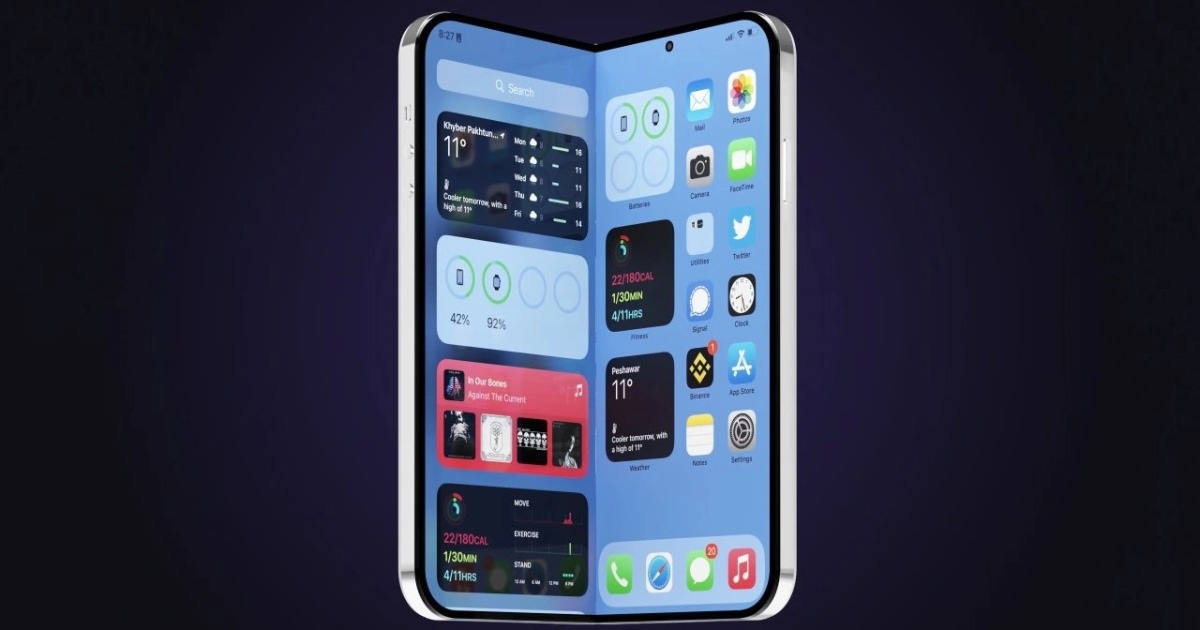 វិវរណៈចុងក្រោយអំពី iPhone ដែលអាចបត់បាន។