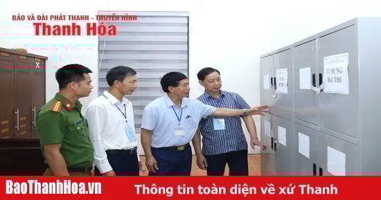 Thí sinh Thanh Hóa hoàn thành buổi thi thứ ba kỳ thi Tốt nghiệp THPT, không có sự cố bất thường